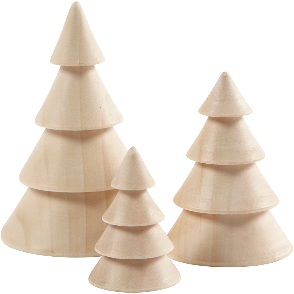 Árboles de Navidad decorativos — 3 ud (1 pack)