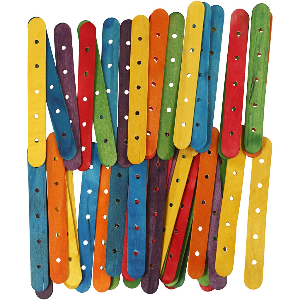 Palos de construcción colores surtidos 4 mm