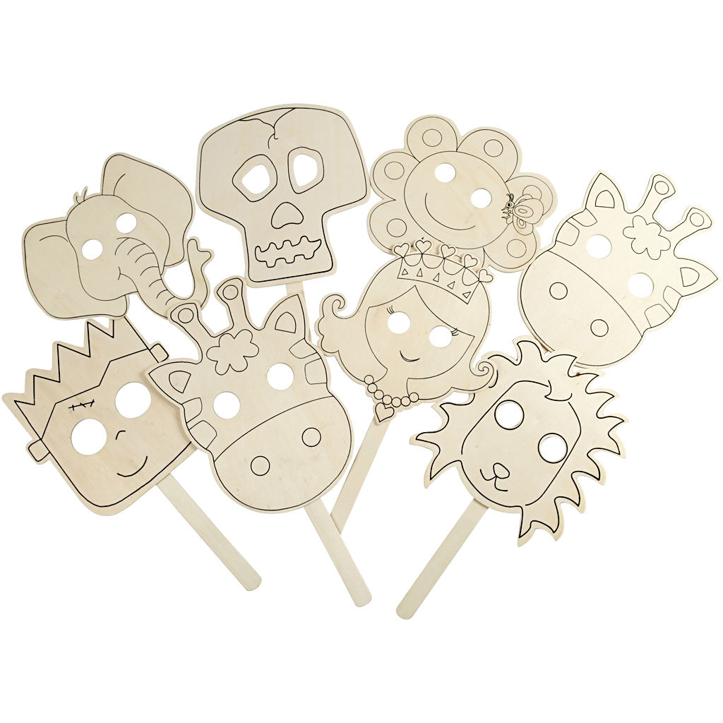 Máscaras L: 35 cm — 16 ud (1 pack)