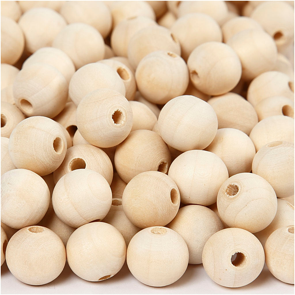 Cuenta de madera 3 mm — 500 ud (1 pack)