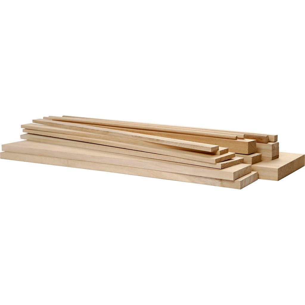 Piezas de madera L: 37 cm — 194 ud (1 pack)