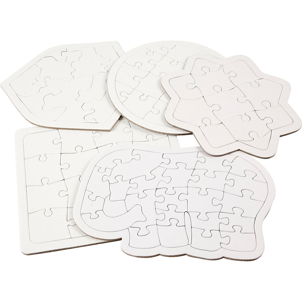 Puzzle blanco — 10 ud (1 pack)
