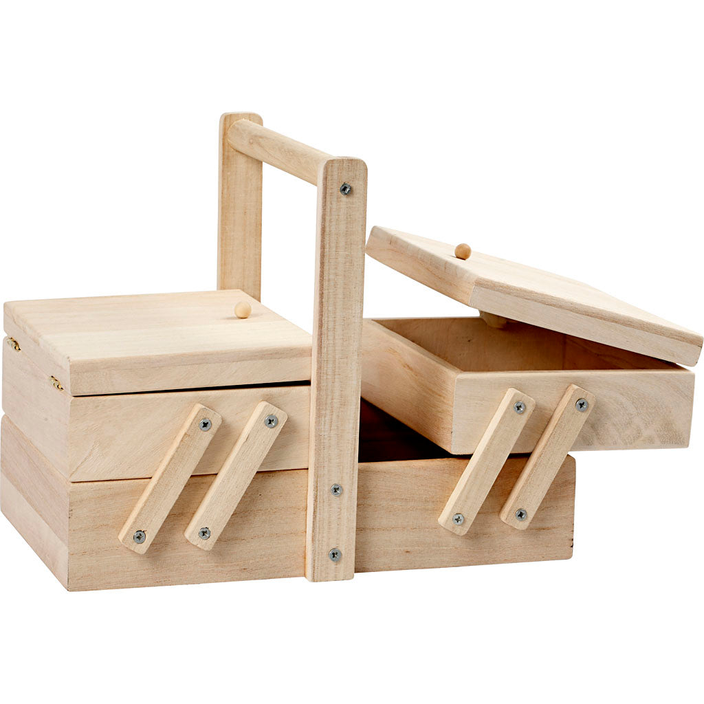 Caja de costura 24x16.3x19 cm — 1 ud