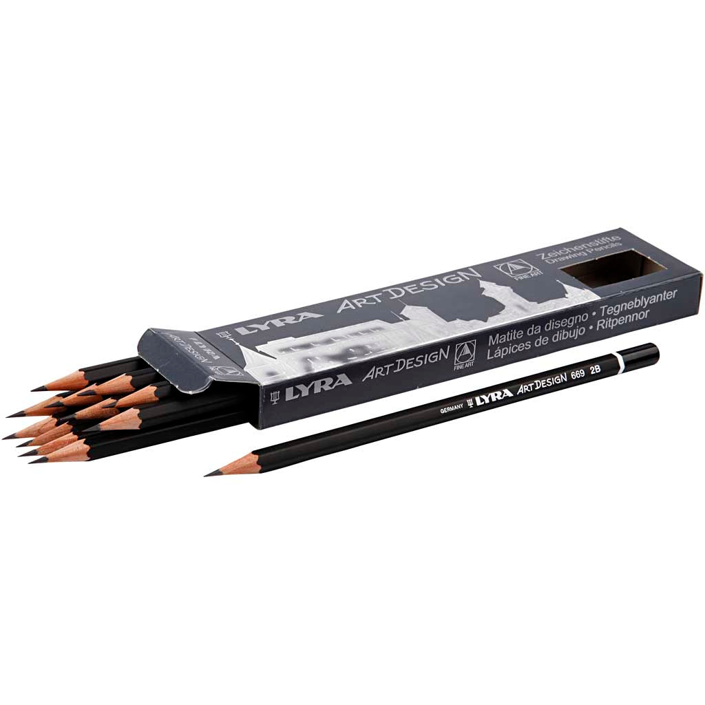Lápices de dibujo Art Design ⌀ 6.9 mm — 12 ud (1 pack)