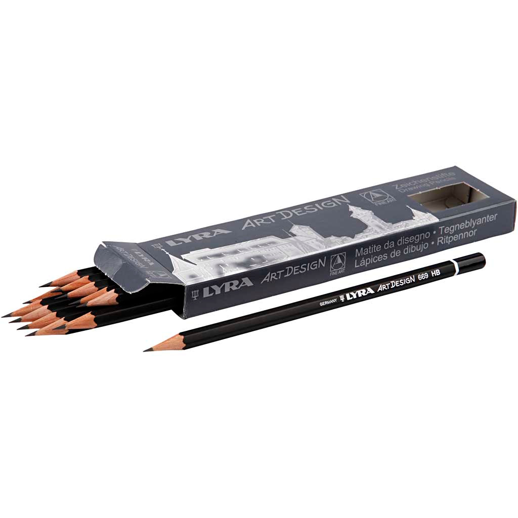 Lápices de dibujo Art Design ⌀ 6.9 mm — 12 ud (1 pack)