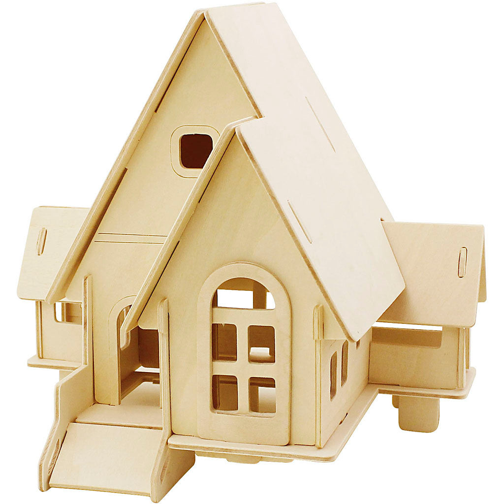 Kit de construcción 3D en madera — 1 ud