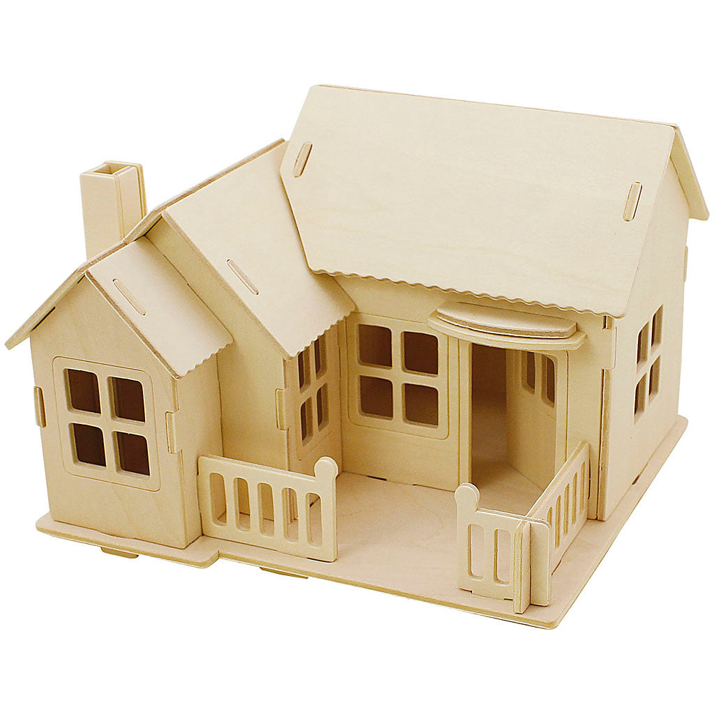 Kit de construcción 3D en madera — 1 ud
