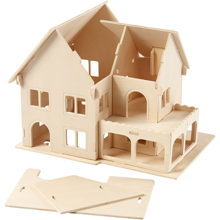 Kit de construcción 3D en madera — 1 ud