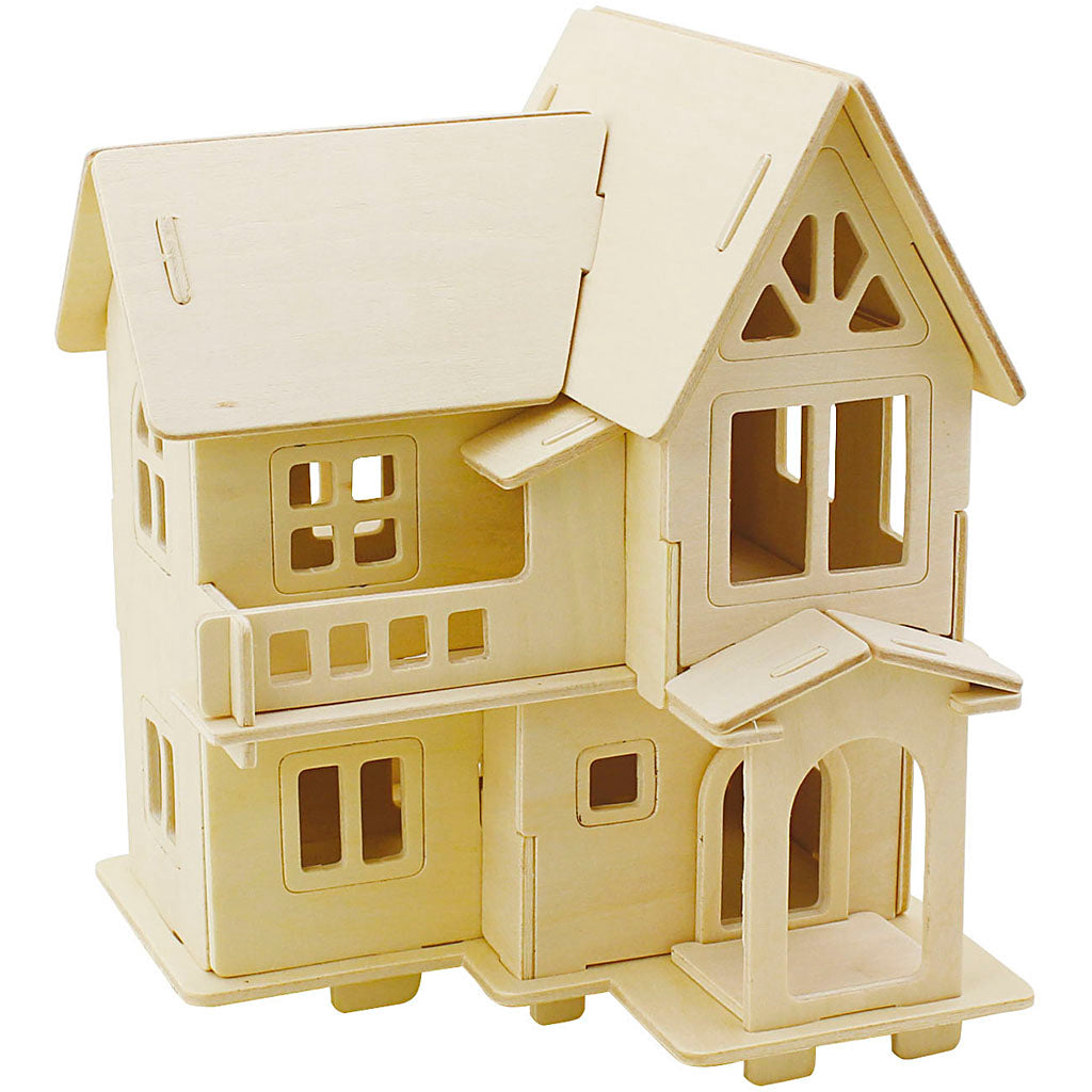 Kit de construcción 3D en madera — 1 ud