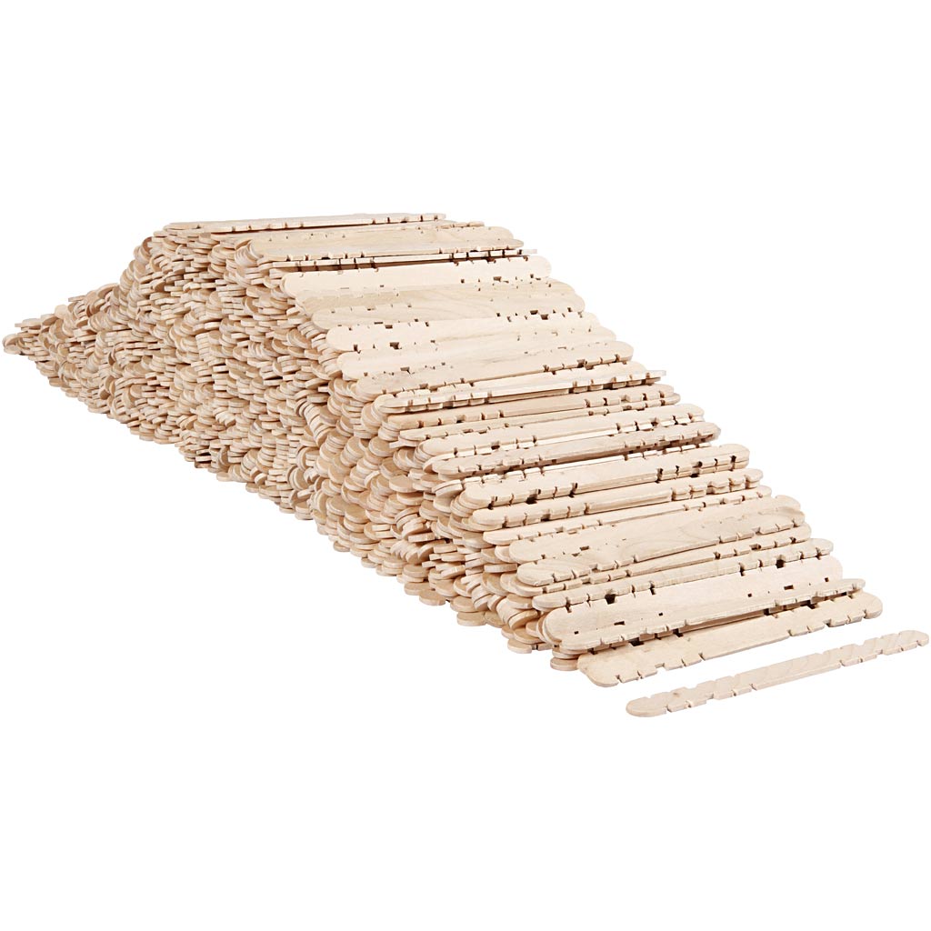 Palos de construcción L: 11.4 cm — 1000 ud (1 pack)