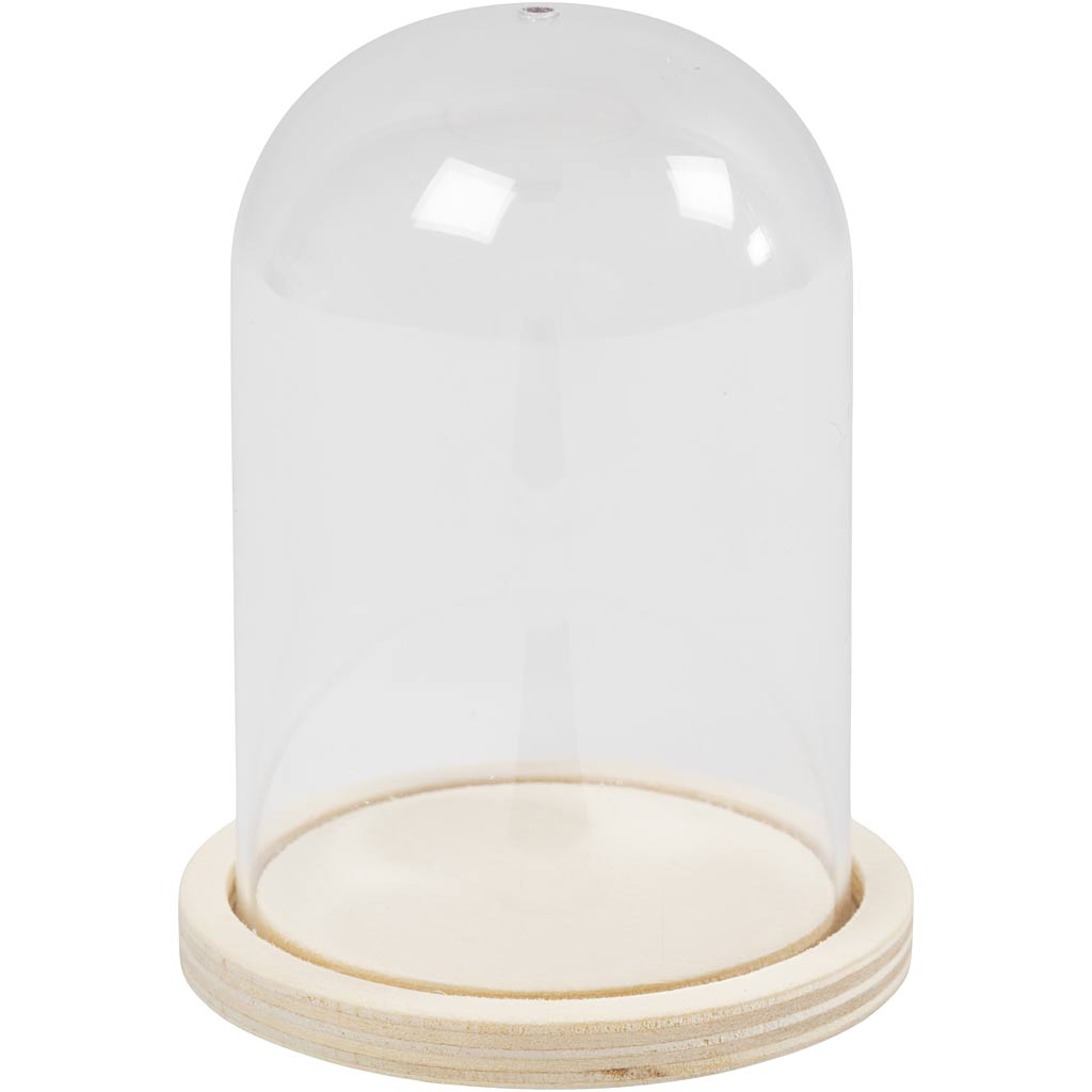 Campana sobre base de madera 3 mm — 10 ud (1 pack)