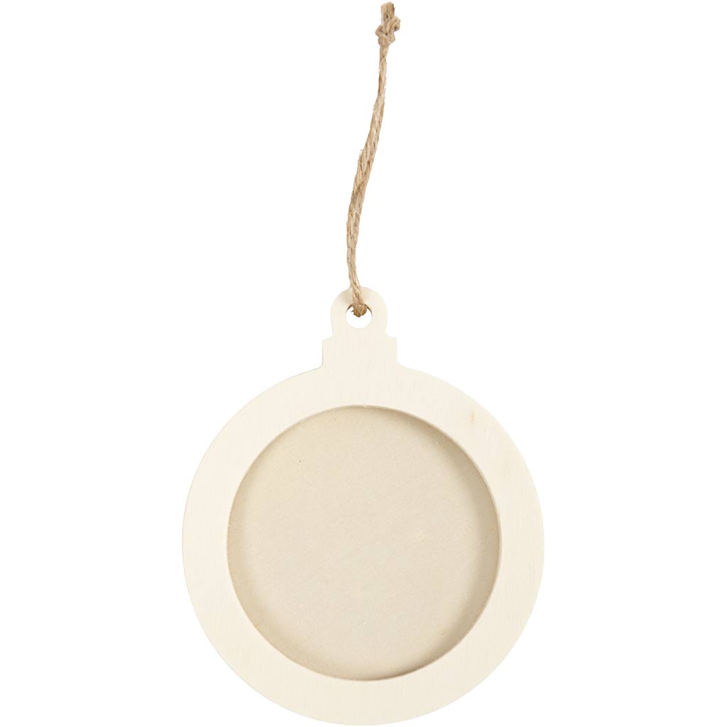 Marco para decoración colgante ⌀ 8 cm — 24 ud (1 pack)