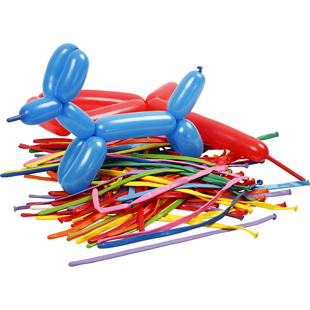 Globos de globoflexia L: 152 cm — 100 ud (1 pack)