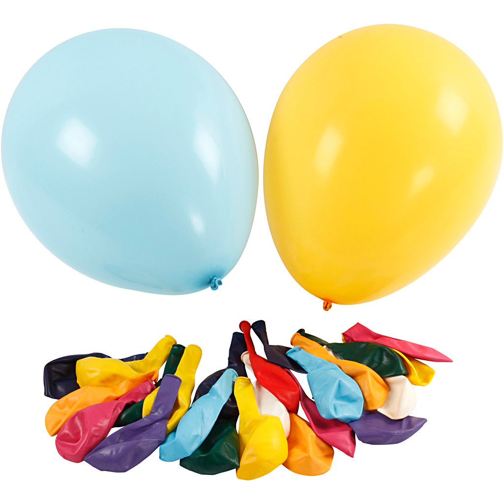 Globos colores surtidos ⌀ 43 cm — 50 ud (1 pack)