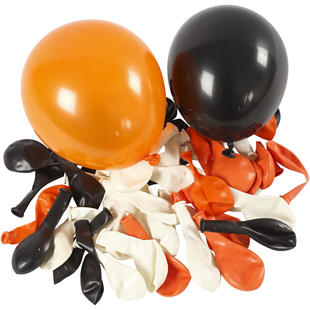 Globos naranja redondo — 100 ud (1 pack)
