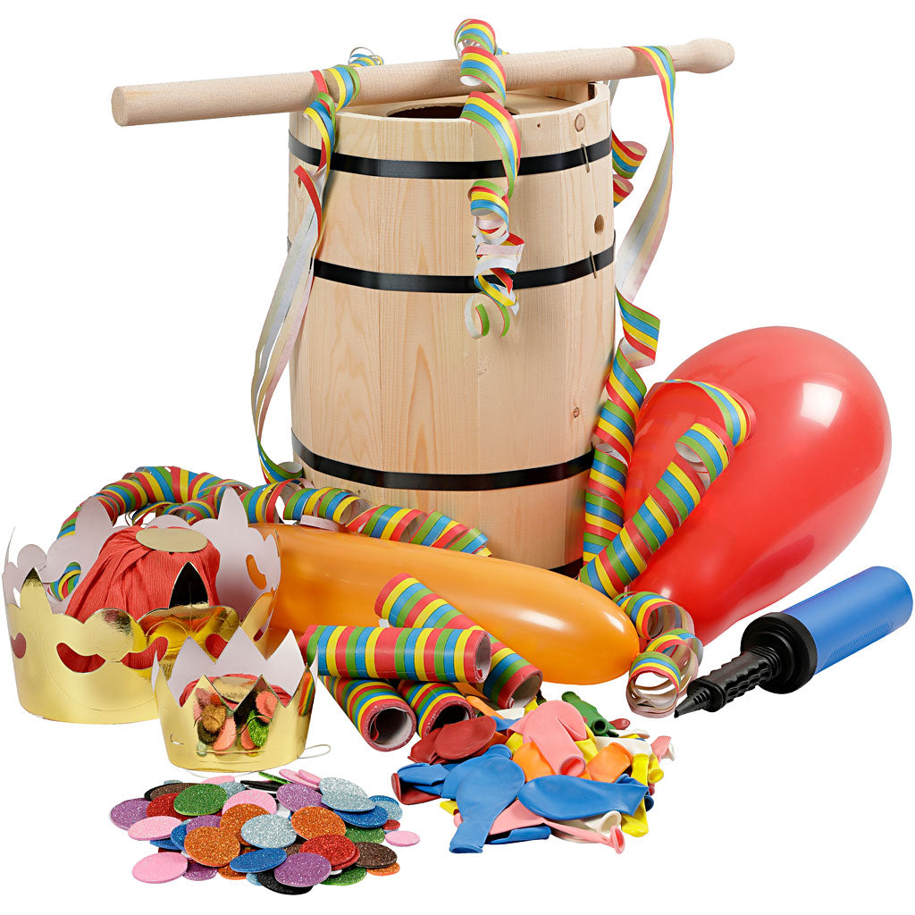 Piñata de Carnaval con decoración — 1 set