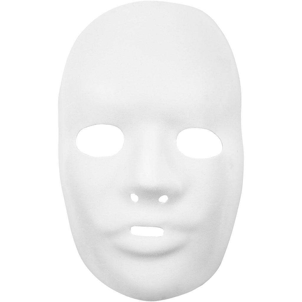 Máscaras completas blanco — 12 ud (1 pack)