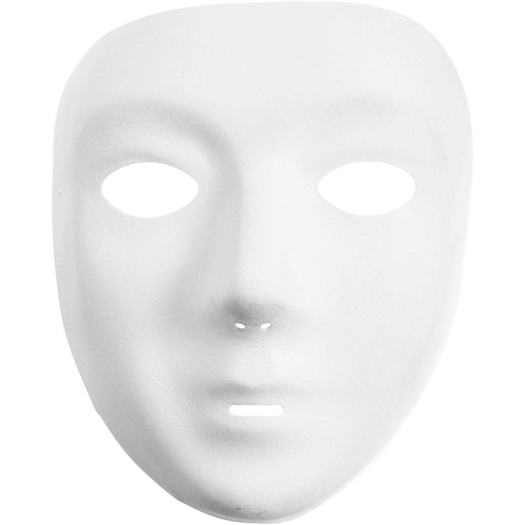 Máscaras completas blanco — 12 ud (1 pack)