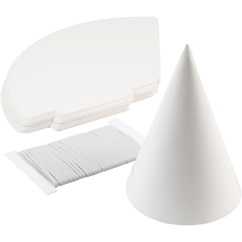 Cono blanco ⌀ 16.5 cm 230 g — 50 ud (1 pack)
