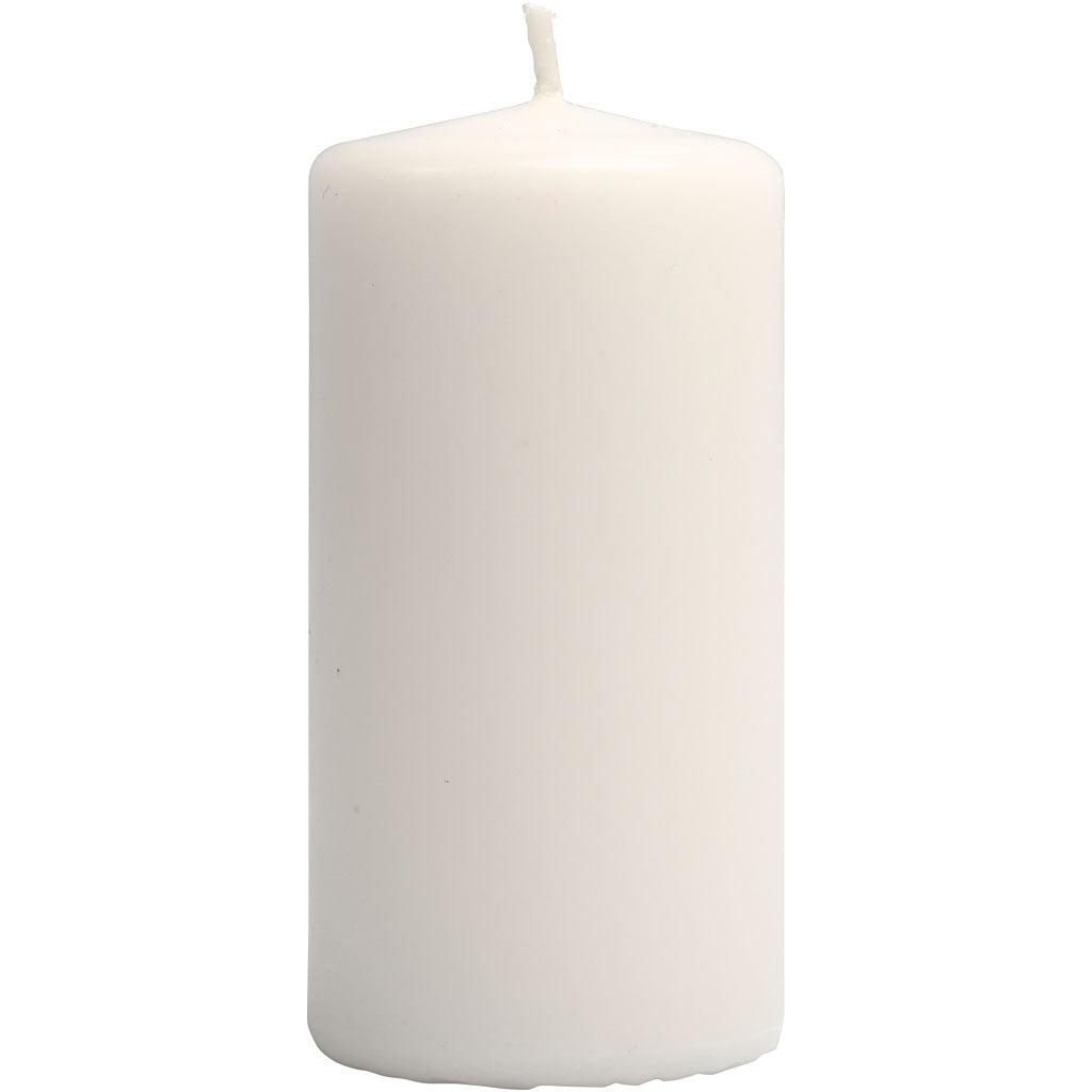 Velas blanco ⌀ 50 mm — 6 ud (1 pack)