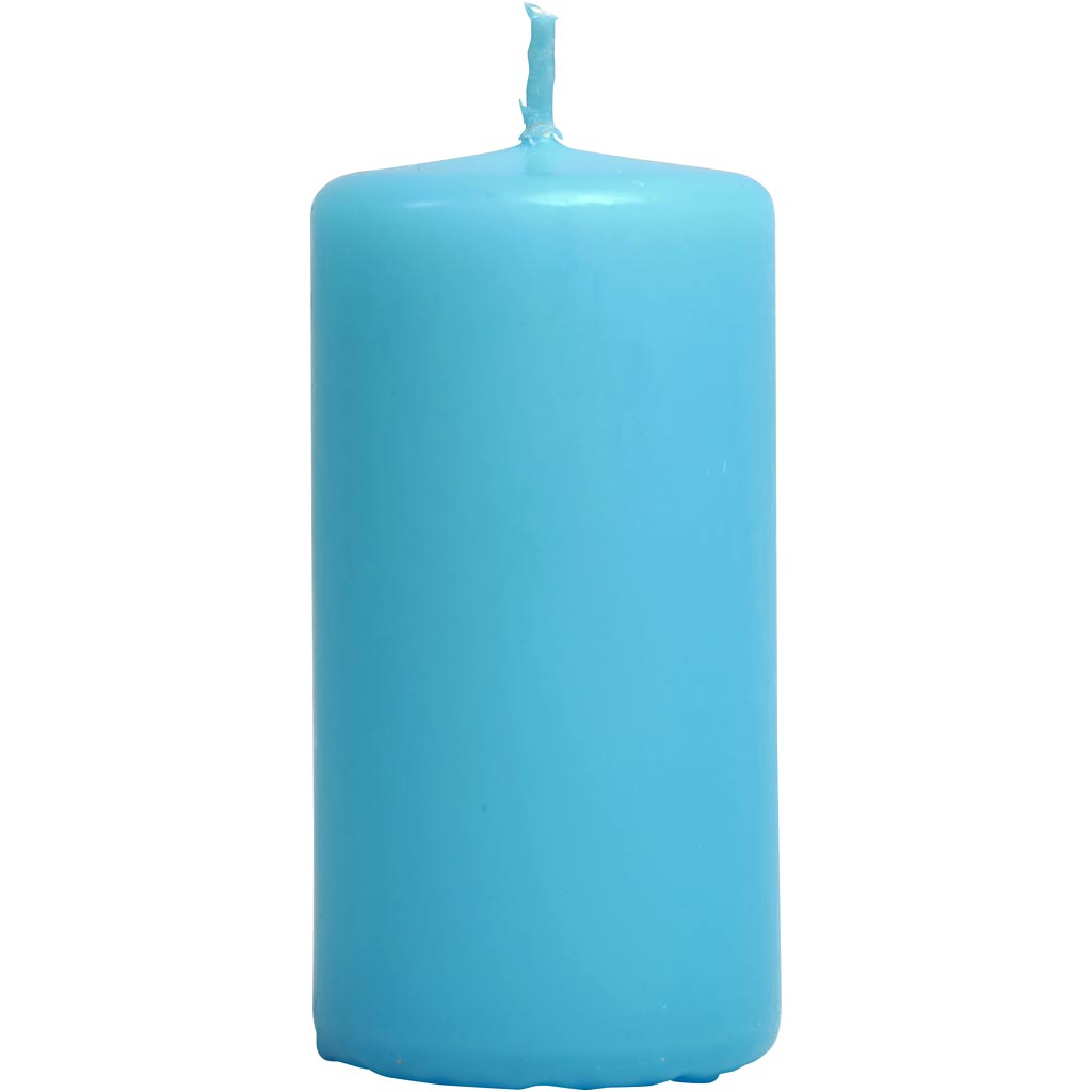 Velas azul claro ⌀ 50 mm — 6 ud (1 pack)