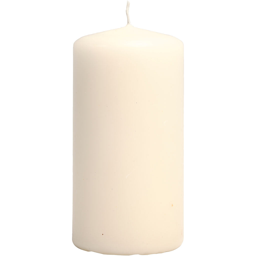 Velas hueso ⌀ 50 mm — 6 ud (1 pack)