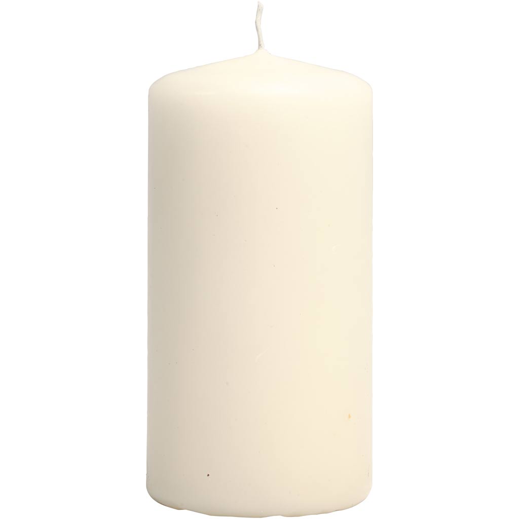 Velas hueso ⌀ 50 mm — 12 ud (1 pack)