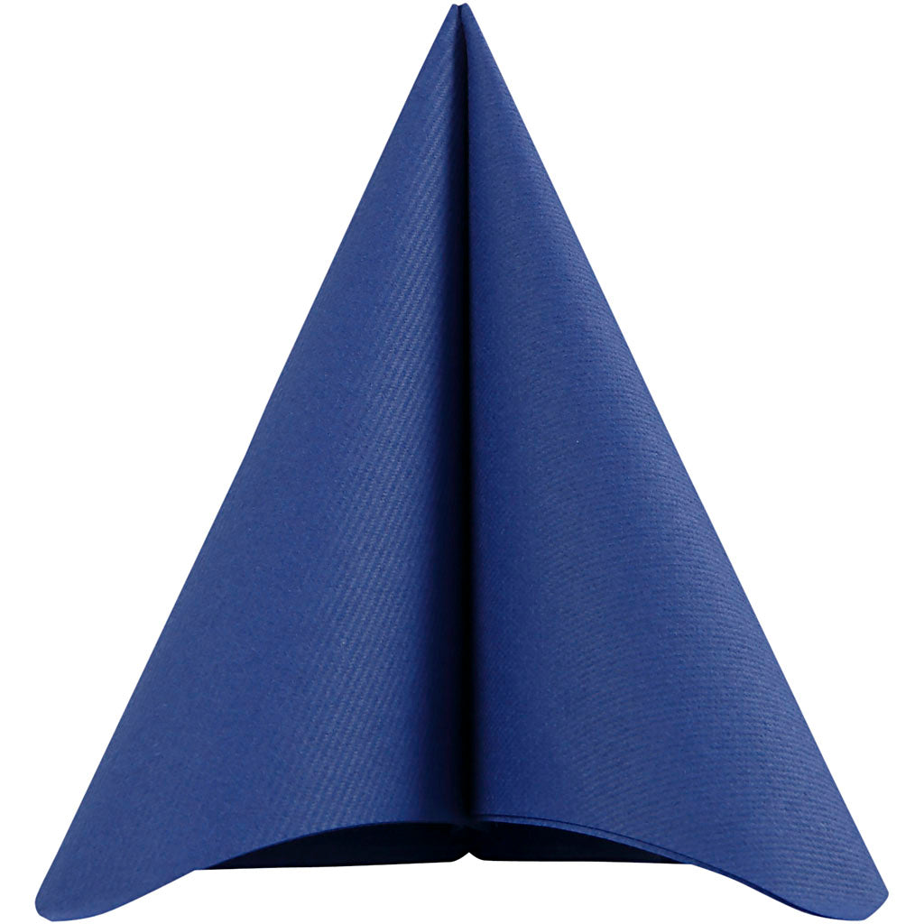 Servilletas de mesa azul oscuro 40x40 cm 60 g — 20 ud (1 pack)