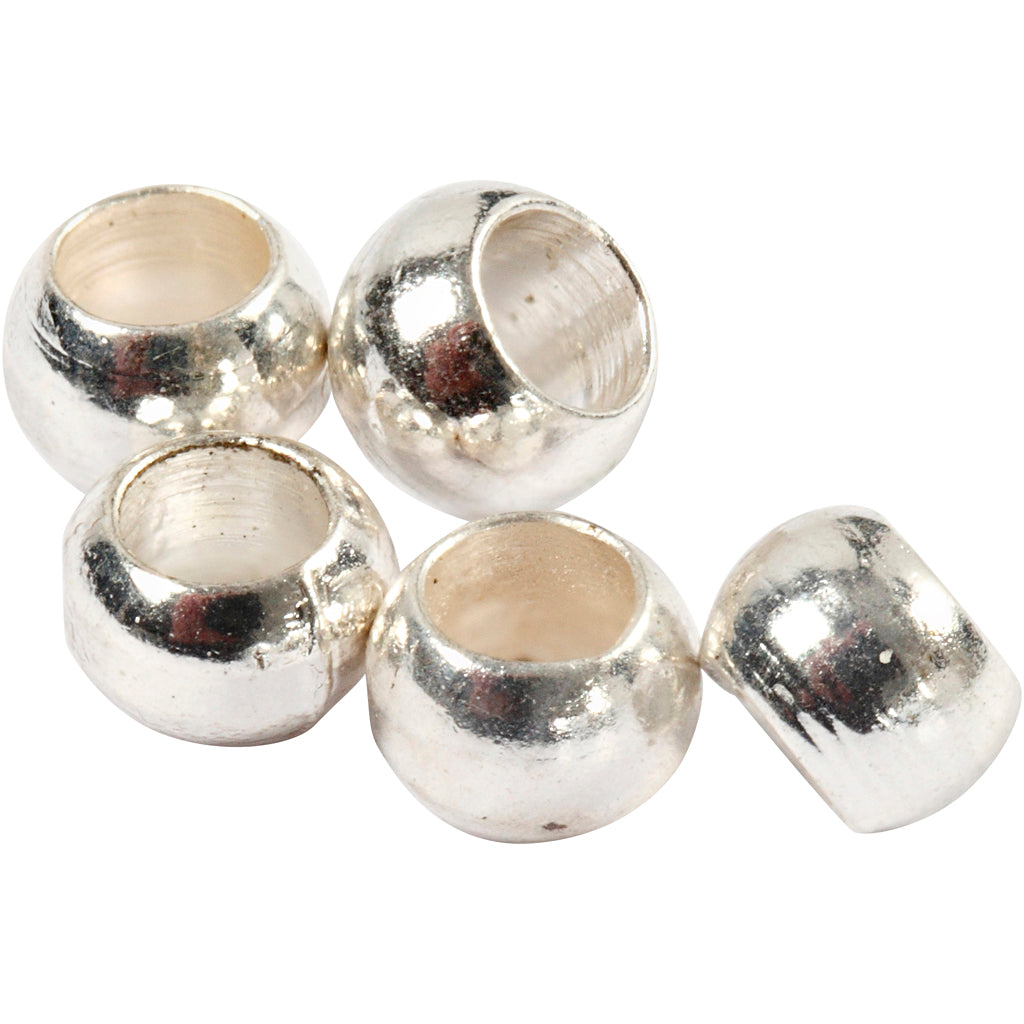 Topes de prensar plateado ⌀ 2 mm — 1000 ud (1 pack)
