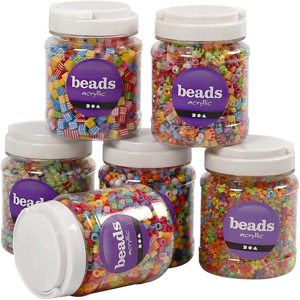 Surtido de cuentas colores surtidos 2400 g 700 ml