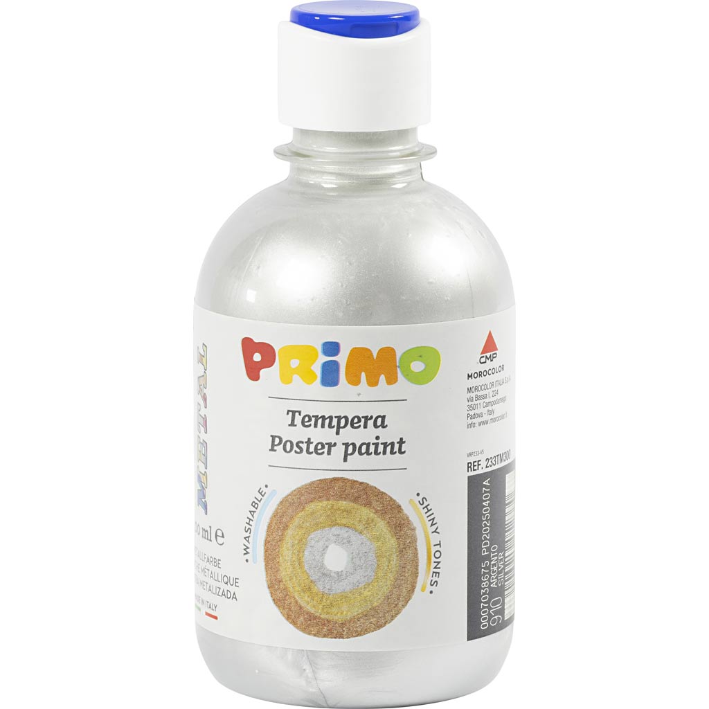 Pintura póster metalizada plateado 300 ml