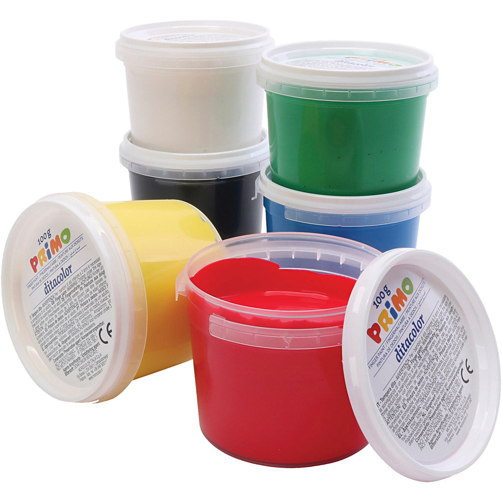Pintura de dedos PRIMO colores surtidos 100 ml