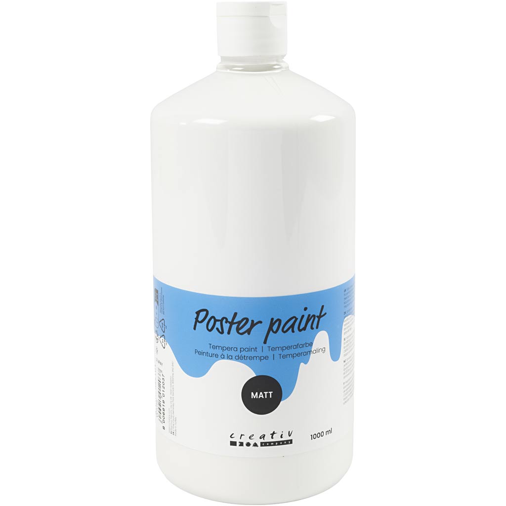 Pintura póster mate blanco 1000 ml