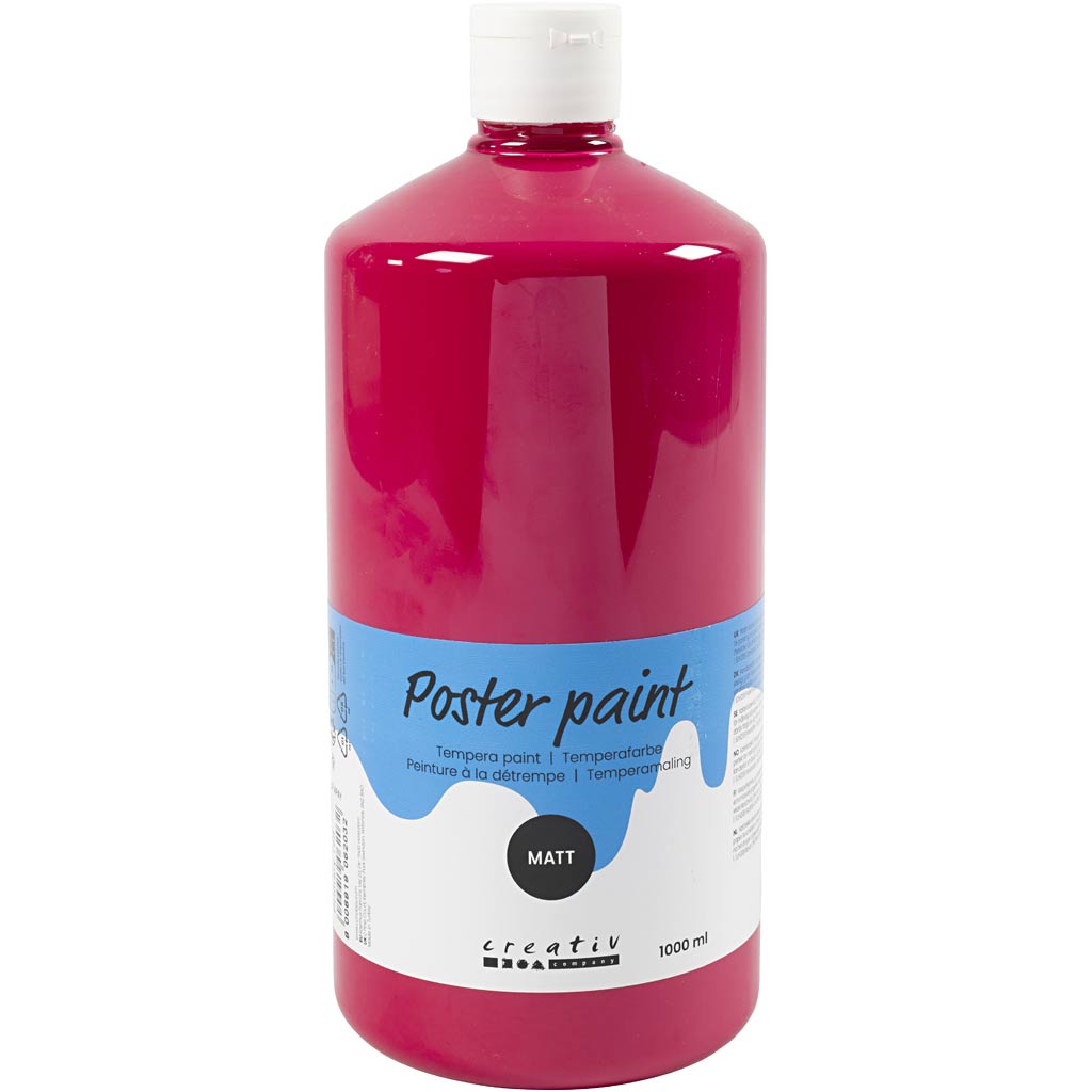 Pintura póster mate rojo 1000 ml