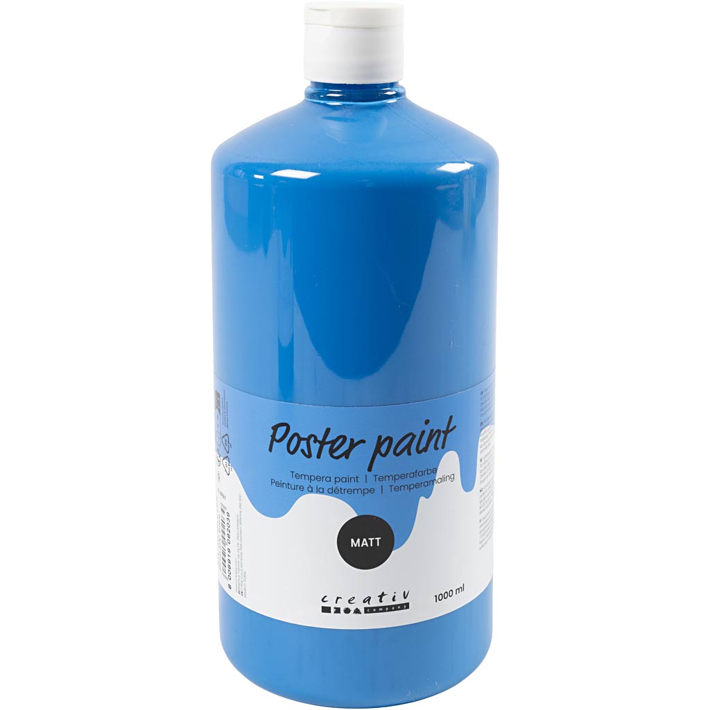 Pintura póster mate azul 1000 ml