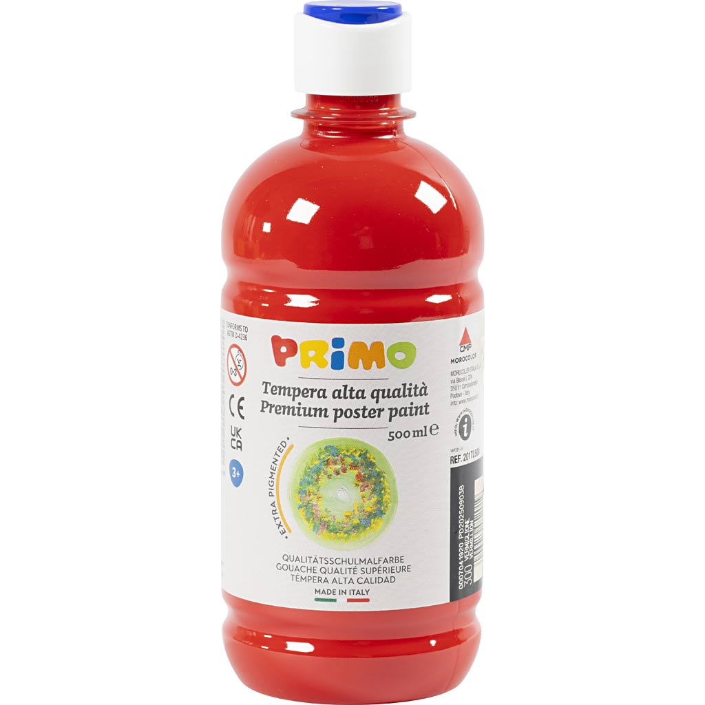 Pintura póster mate rojo 500 ml