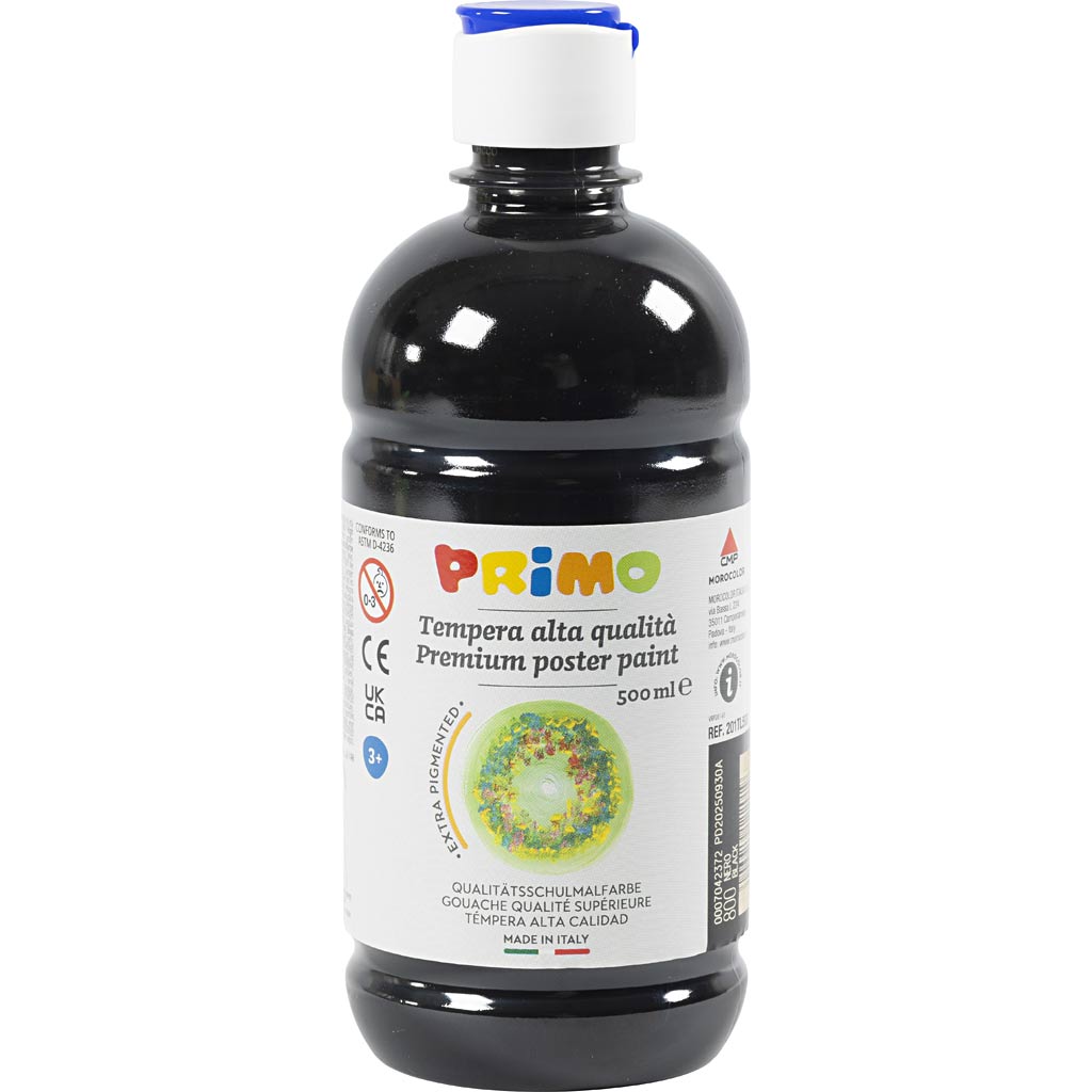 Pintura póster mate negro 500 ml