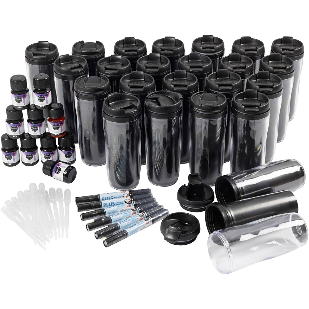 Kit grupal: tazas térmicas ⌀ 7 cm — 1 set