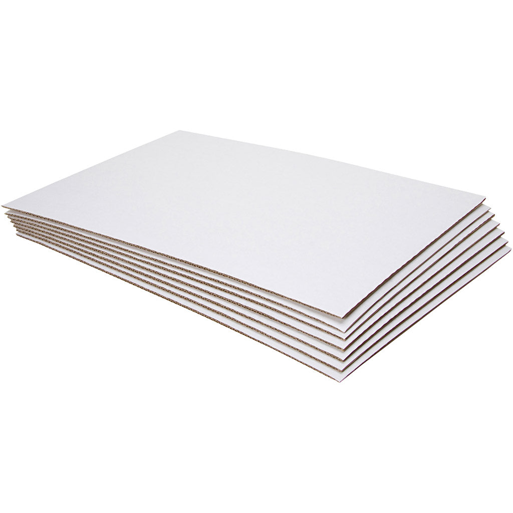 Cartón ondulado Art 42x60x0.7 cm — 10 ud (1 pack)