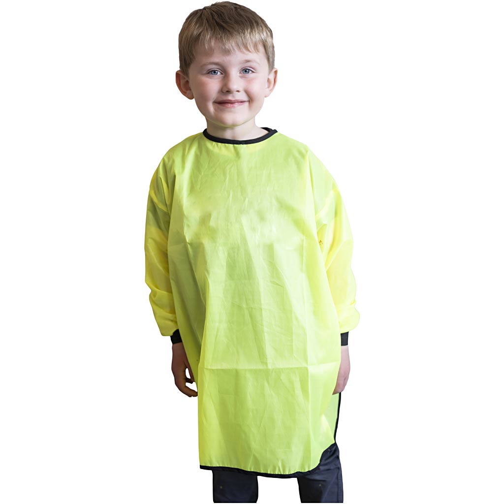 Bata de pintor verde L: 65 cm — 1 ud