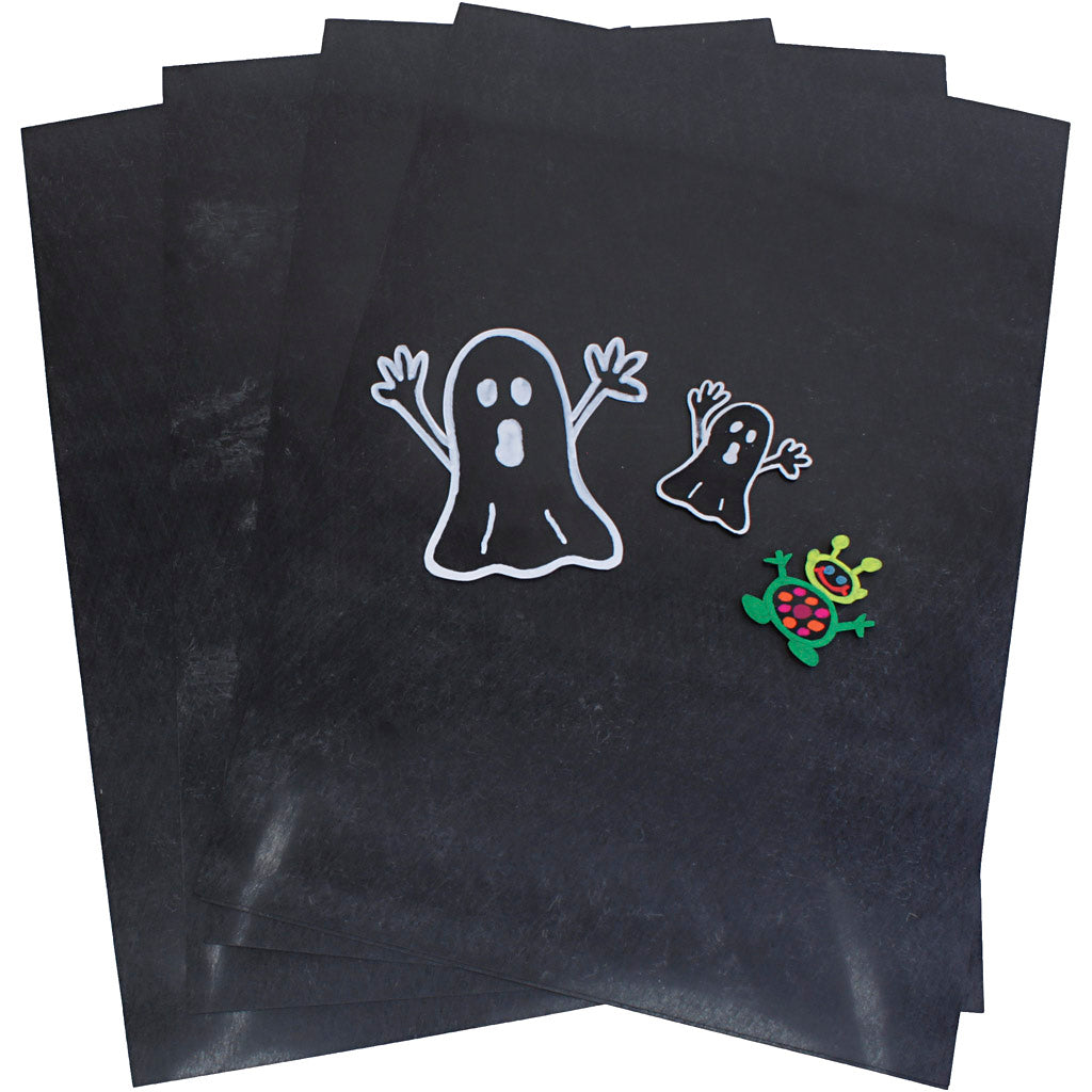 Láminas de plástico mágico negro A4 — 50 hojas (1 pack)
