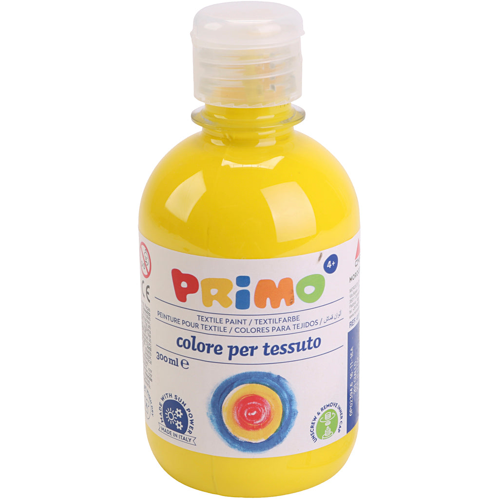 Pintura textil amarillo 300 ml