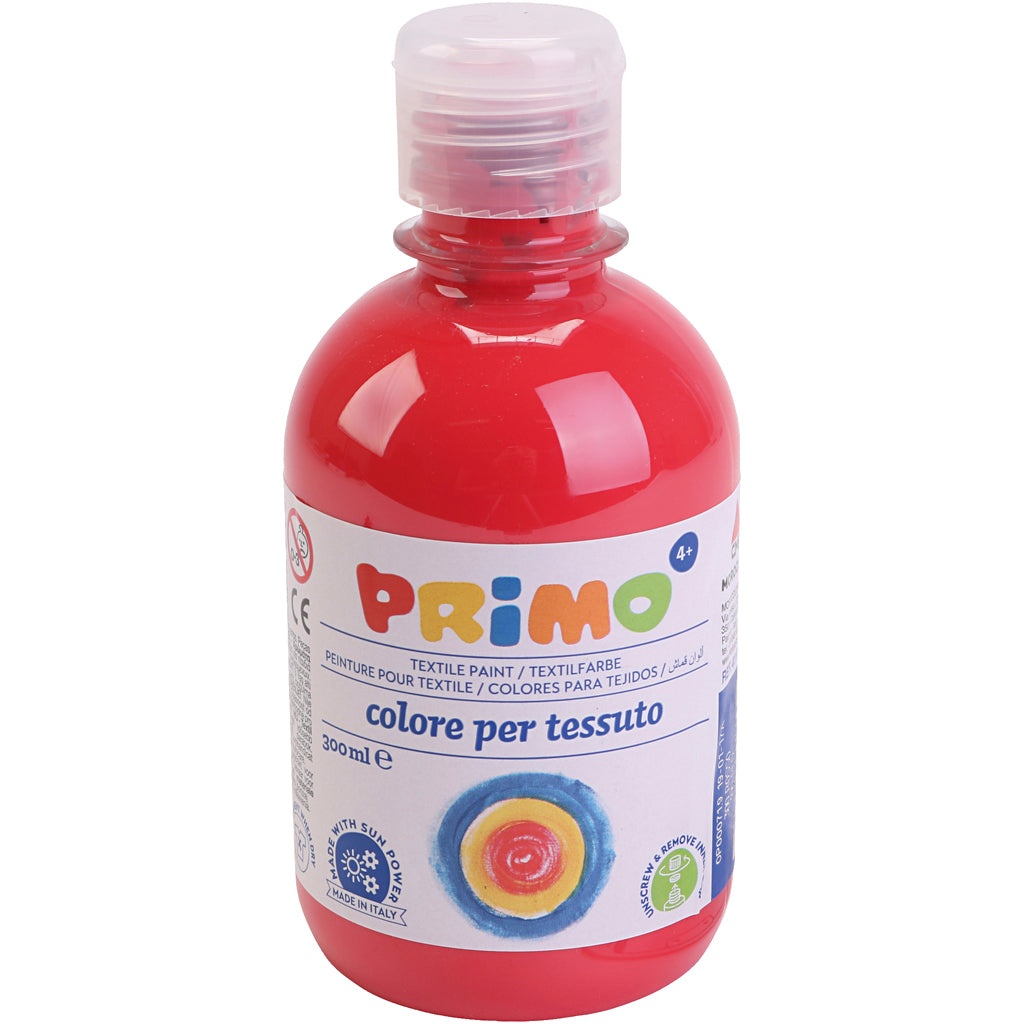 Pintura textil rojo 300 ml