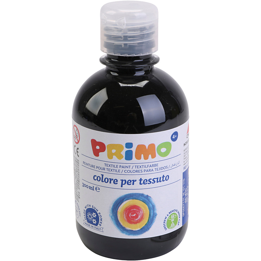 Pintura textil negro 300 ml