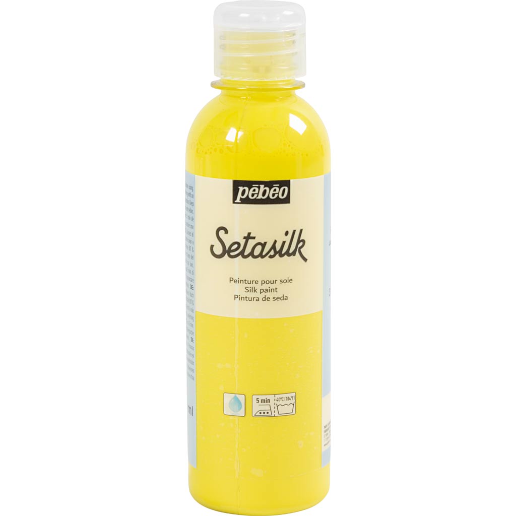 Pintura para seda Textil amarillo 250 ml