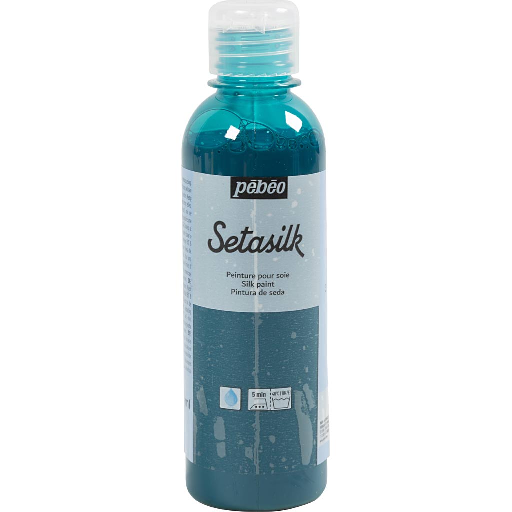 Pintura para seda Textil turquesa 250 ml