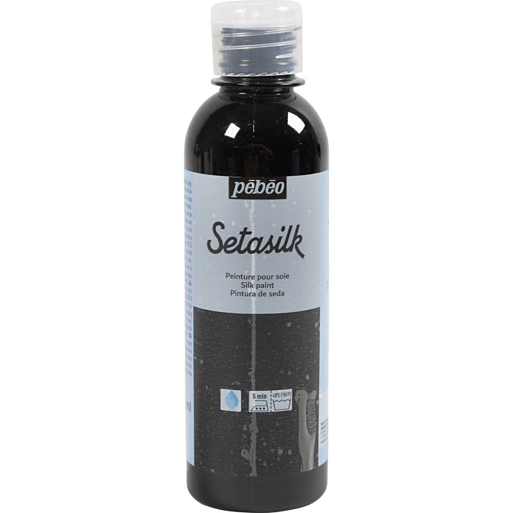 Pintura para seda Textil negro 250 ml
