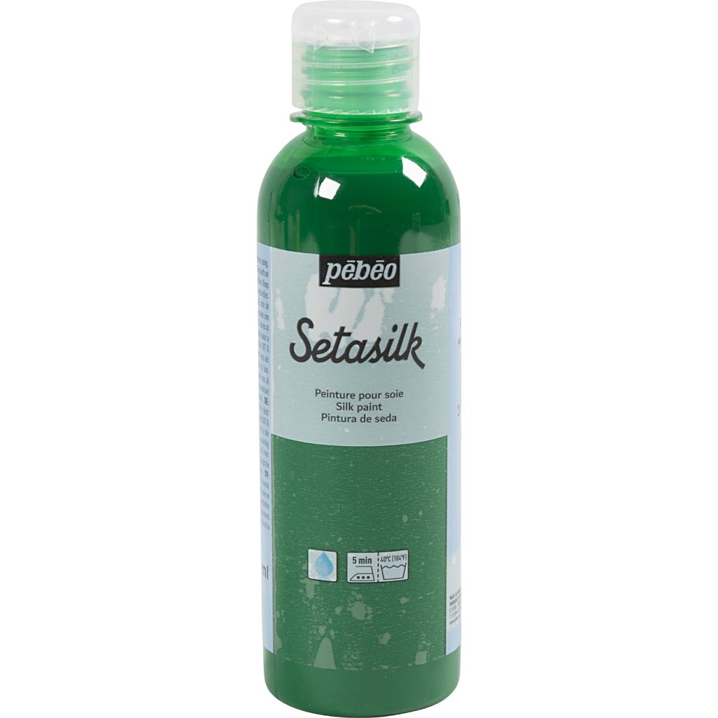 Pintura para seda Textil verde 250 ml