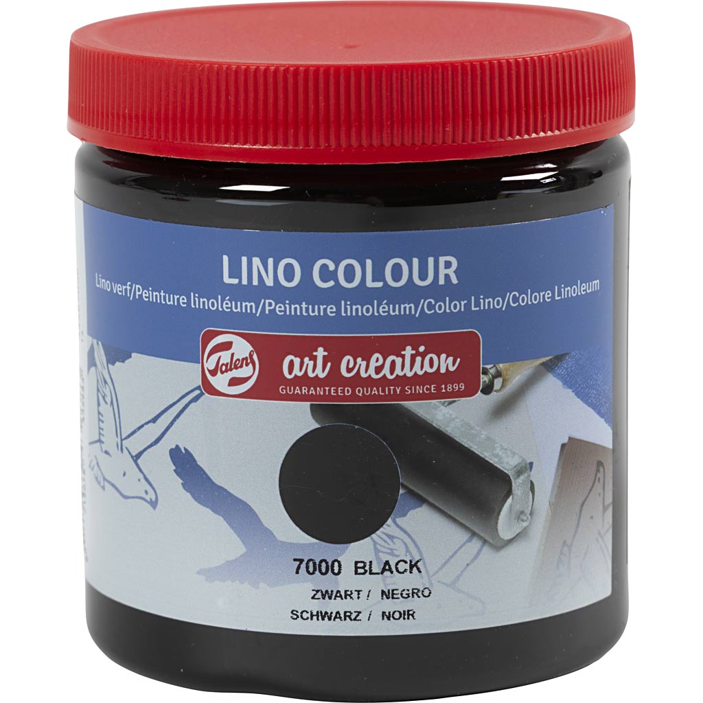 Tinta para linograbado negro 250 ml