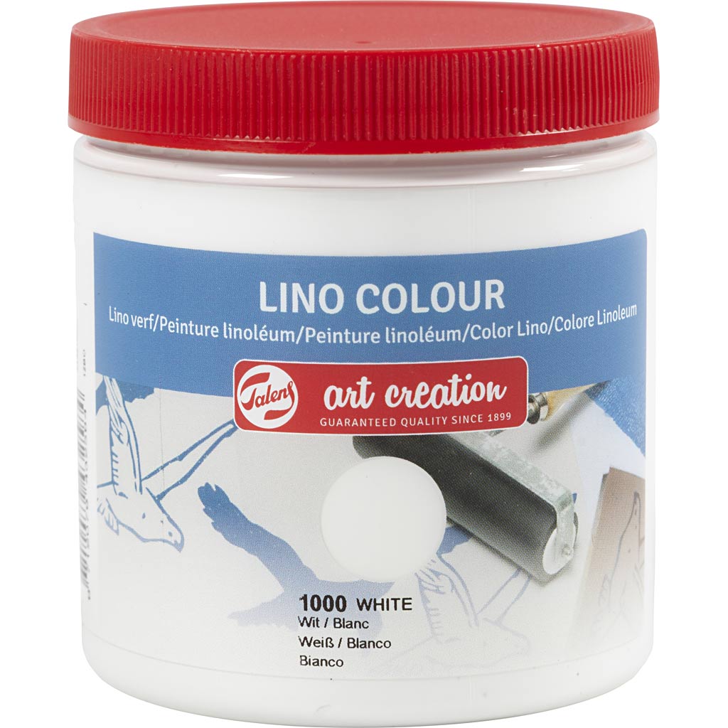 Tinta para linograbado blanco 250 ml